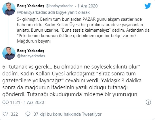 Barış Yarkadaş'tan Canan Kaftancıoğlu'na 'şov' yanıtı